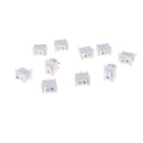 10pcs 2pins KCD11 On/Off 3A 250V 15x10mm Rocker Power Switch White MO