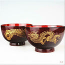 2 Pieces Dinner Bowls, 4.5" in dia, Salad Cereal Bowl Set Hand Crafted
