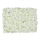 Artificial Flower Wall Hanging Panel Wedding Party Background Screen Decor White