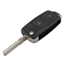 2 Buttons Flip Remote Key Fob Case 434MHz ID48 Chip For Beetle Bora Golf Pa S1J8