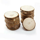 10pcs 10-12CM Wood Log Slices Discs Wooden Craft Embellishment for DIY Craf A6X8