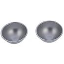 2pcs 3-D Circle Pudding Cake Cookie Pastry Tin Mould O6V7