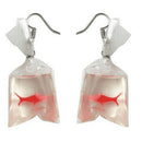 Handmade Fish Earrings Water Bag Dangle Hook Pendant Earrings Cute Girl JBTEUS