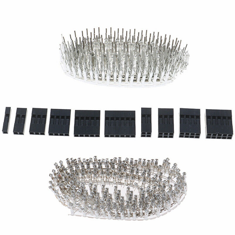 610PCS 2.54mm Crimp Pin Connector Header Jumper Wire Terminal Kis  Nw