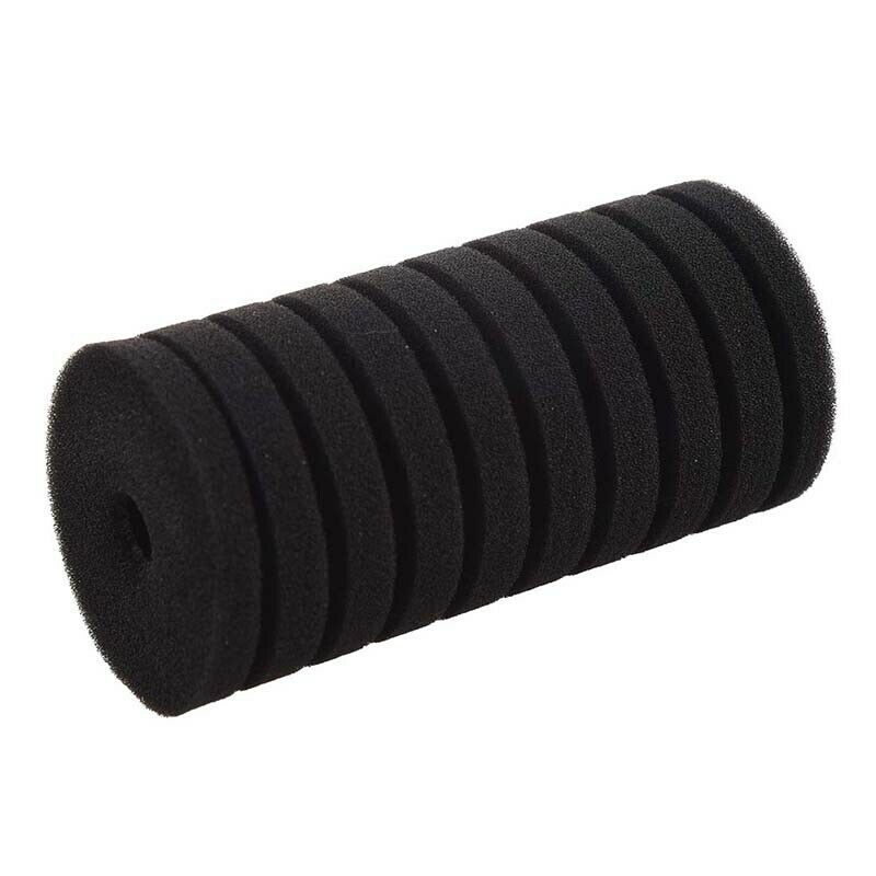Aquarium Biochemical Sponge Double Water Filter Pump Black S7H4