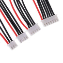 10pcs 2-6S Balancing Charge Silicon Cable JST-XH Plug Adapter for B6