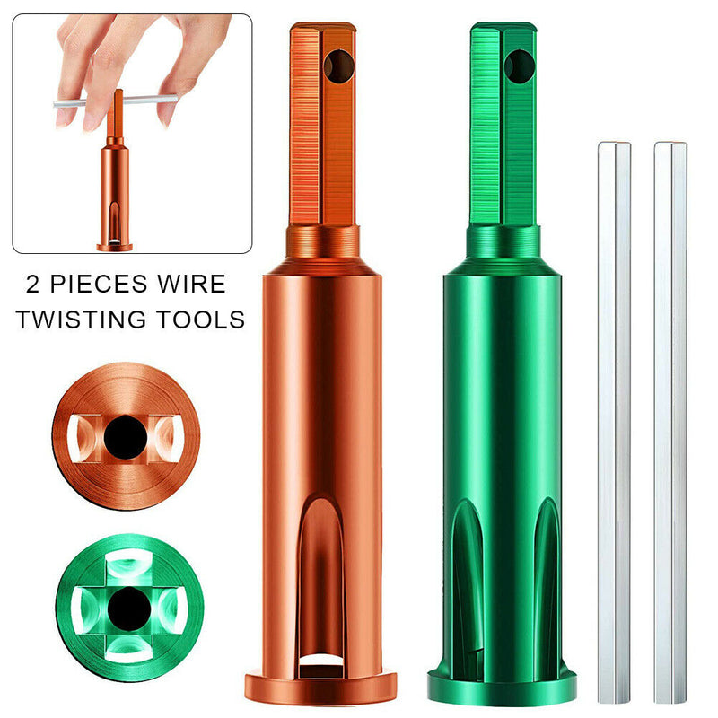 2pcs Automatic Peeling Cable Stripping Terminals Electrician Wire Twisting Tool