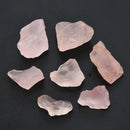 Natural Pink Rose Quartz Crystal Stone Rock Mineral Specimen Healing-Collectible