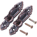 Metal Curtain Tassel Tie Back Tieback Mini Wall Hooks 2PCS Red bronze