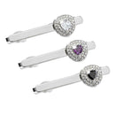 3pcs Men Business Shirt Tie Clip Set Wedding Party Grooms Ties Jewelry Gift A