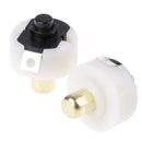 2 Pcs Diameter 20mm And 17mm LED Flashlight Push Button Switch ON/ OF OZ