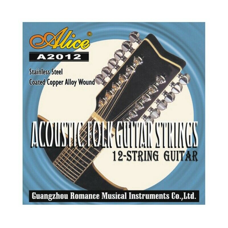 Alice A2012 12 Strings Acoustic Guitar Strings 010-026 Musical Instrument G