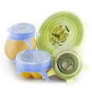 Silicone Food Lid, 12 Pcs Stretch Reusable Lids Expandable Silicone Storage
