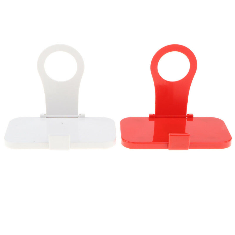 2Pcs Universal Cell Phone Stand Foldable Wall Charger Hanger Phone Holder