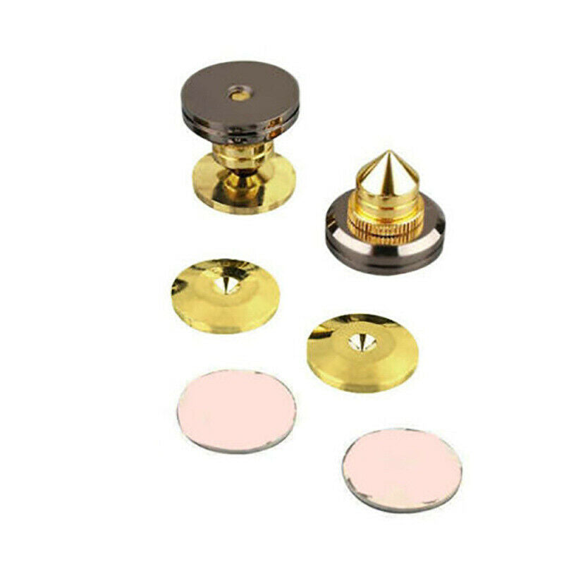 2Set Speaker Spike Isolation Feet Cone Pad CD Spikes Turntable Amp HiFi K RZN