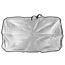 Car Front Windshield Sunshade Parasol Protector with Window Breaker (L)