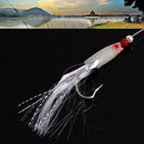 5Pcs Fishing Lure Tackle Rigs Bait Jig Line String 3/0