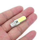 10pcs 12V 2W T10 LED Car Interior Lights COB Wedge White Light Lamps