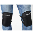 1 Pair Black Adjustable Construction Knee Pads Work Flooring Knee Pads