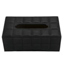 Durable Home Car Rectangle PU Leather Tissue Box Paper Holder Case Cover Na G4T6