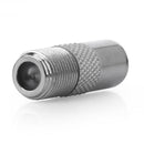 2pcs Zinc Alloy F Female to F Male Connector 9.5TV Antenna Coaxial Adapter