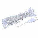 2M USB LED Wire String Fairy Light Outdoor Wedding Christmas Party White