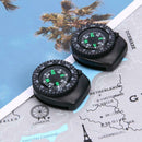 2pcs Belt Buckle Compasses for Outdoor Hiking Camping Emergency Survival