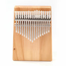 17 Keys Kalimba Musical Instrument Pine Wood Thumb Finger Piano (Dark Wood)