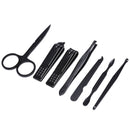 7pcs/set stainless steel nail clipper kit pedicure scissors tweezer nails toolSP