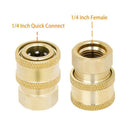3 Pack Pressure Washer Coupler, Quick Connect Fittings 1/4 Inch Quick Coupl