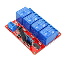 12V 4CH Relay 4-key Remote Control With Ring ON/OFF Switch 10m-30m Receiver