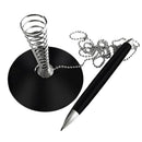 Counter Pen with Chain, Spring Security Desk Pen for Office Bank (2 Pack) D2Z8