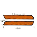 2 Pairs Of Plastic Ornamental Moldings For Front Fork Stem For