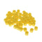 50pcs Round Edge Blank Dices D6 Six Sided RPG Gaming Dice Gift Yellow