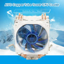 Tower Desktop PC CPU Cooling Fan 4 Copper Heat-Pipes 3 Pin Cooling System
