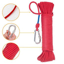 Fishing Magnet Rope 20 Meters, Nylon Rope Braided Rope Heavy Rope With Safe