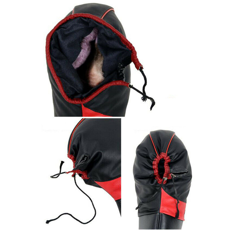 2 Pairs Motorcycle Warm Winter Windproof Waterproof Handlebar Muffs Gloves