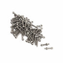 M2.5x16mm Hex Socket Head Knurled Cap Screws Bolts Nuts Set 50Pcs K8I3 H1P3 R8D2