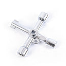 Multi-function 4 In 1 Universal Cross Key Triangle Key Cabinet Valve AlloyS Hn