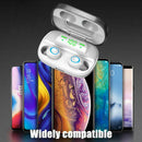 S11 Bluetooth Touch Wireless Control Headset with Digital Display Charging Case