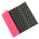 Outdoor Camping Mat Cushion Folding Portable Picnic Seat Pad (Red Black)