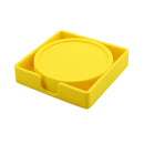 Silicone Drink Coaster Placemats Table Mats Cup Tray Kitchen Supplies Yellow