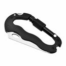 Multifunction Camping Hiking Mountaineering Multifunction Carabiner Kni UZQ