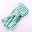 7pcs Baby Kid Winter Warm Headband Turban Wool Knitted Earmuffs Hairband