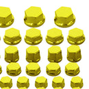 30Pc Motorcycle Nut Screw