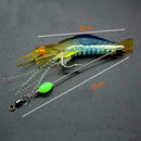 7pcs/Set Lifelike Luminous Shrimp Lures Bait New