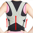 Back Brace Support Posture Corrector Back Corset Spine Lumbar Shoulder Brac P8U4