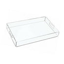 Acrylic Display Table Tray Plate Breakfast Organizer Serving Tray Home Decor
