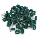 50Pcs Scouring Pad Grinding Head Set Nylon Grinding Head with Handle Polish