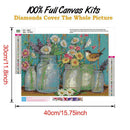 5D DIY Full Drill Diamond Painting Flower Embroidery Craft Kit Decor (B042)
